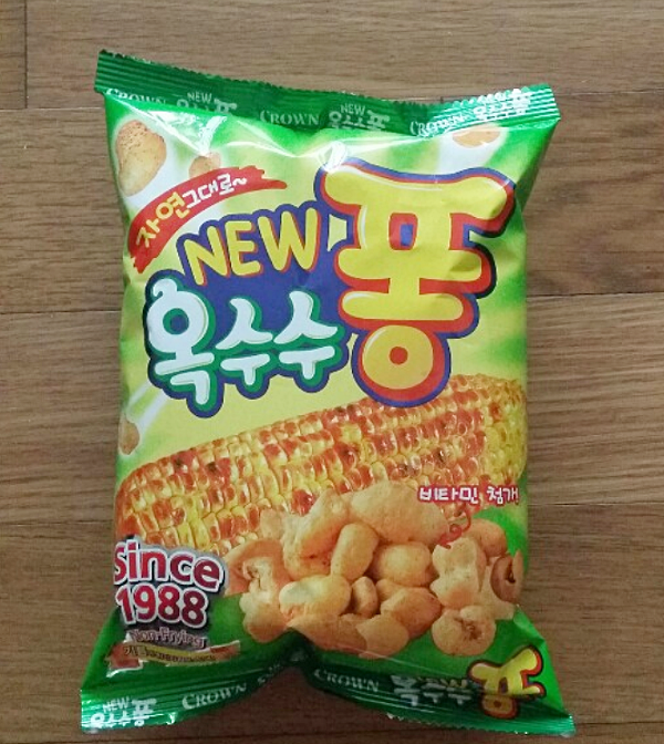 크라운 옥수수퐁 맛있네요^^