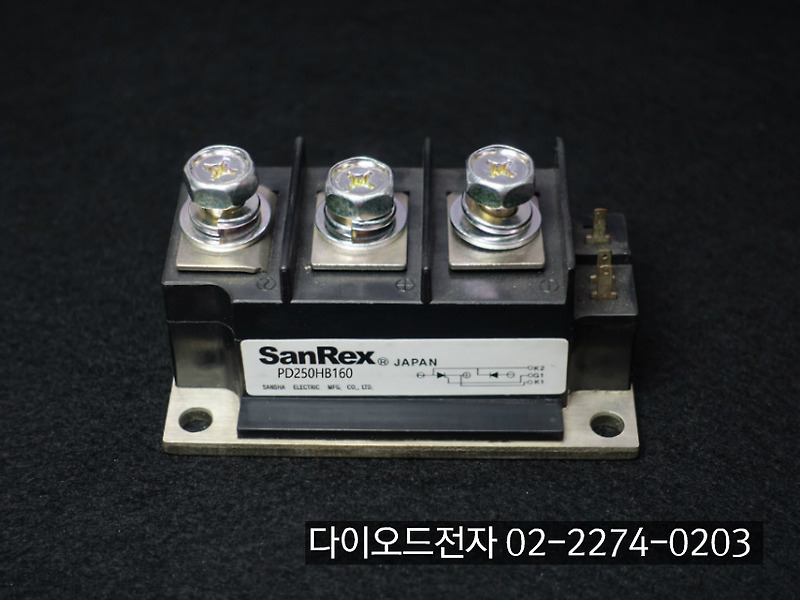 [판매중 SANREX] PD250GB80 / PD250HB160 , 250A 800V / 1600V DIODE+SCR모듈