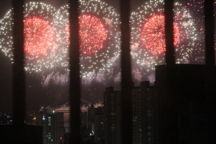 2013 부산 불꽃축제 당일날 풍경 -- 명당은 어디?