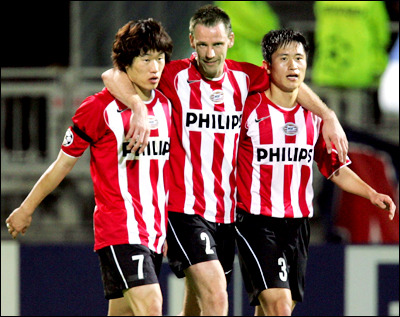 박지성, 젊은 PSV 이끌고 챔스 본선 진출 도전한다.
