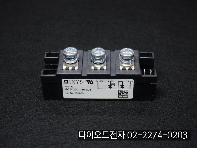 [판매중 IXYS] MCD200-16IO1  , 216A 1600V DIODE+SCR모듈