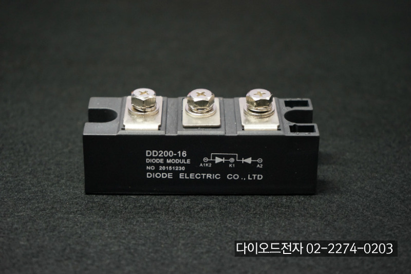 [판매중] DD200-16 (200A 1600V, 다이오드모듈, DIODE MODULE)