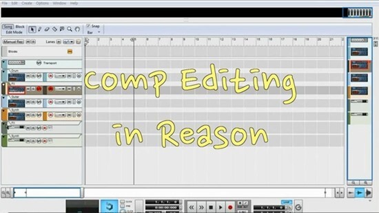 [리즌동영상강좌] Comp Editing mode in Reason