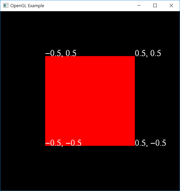 OpenGL 강좌 - 정사각형 그리기