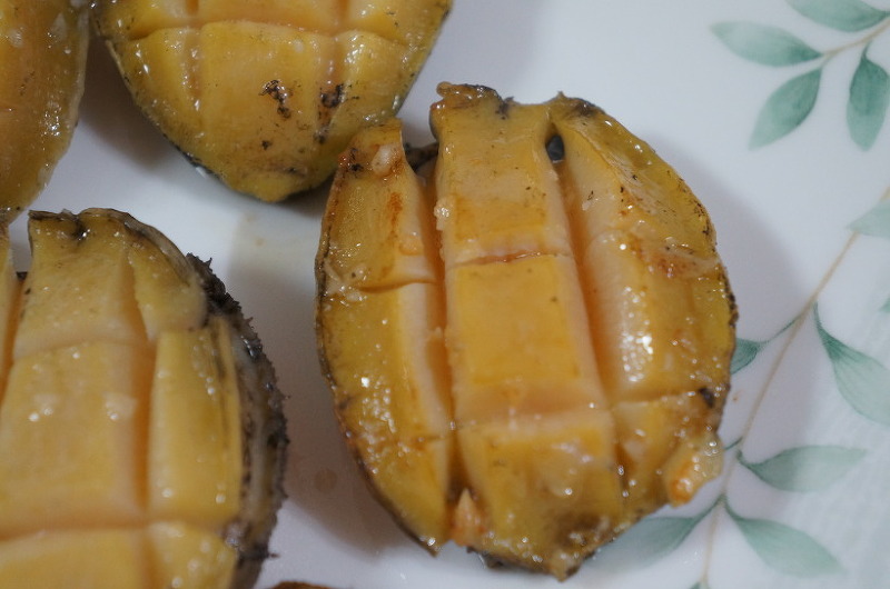 Delicious and simple abalone butter grilled dish^^