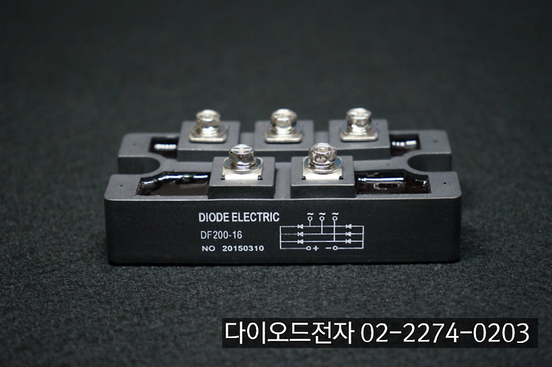 [판매중] DF200-16 (200A 1600V, 3상 브릿지 다이오드)