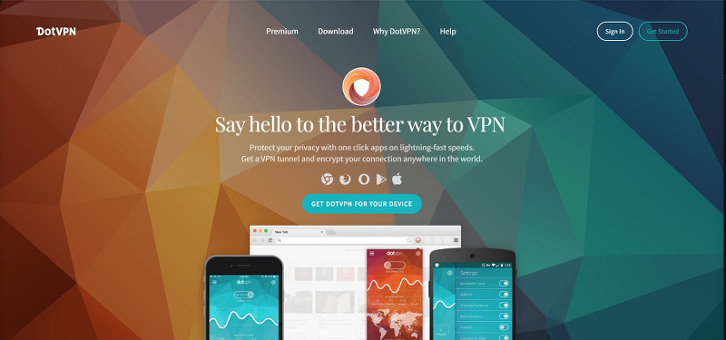 VPN 보다 향상된 DotVPN 해외서비스