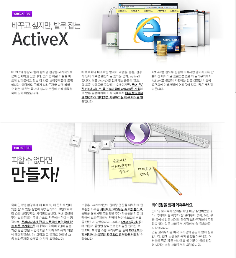 Chrome + ActiveX , 이스트 소프트 스윙 브라우저