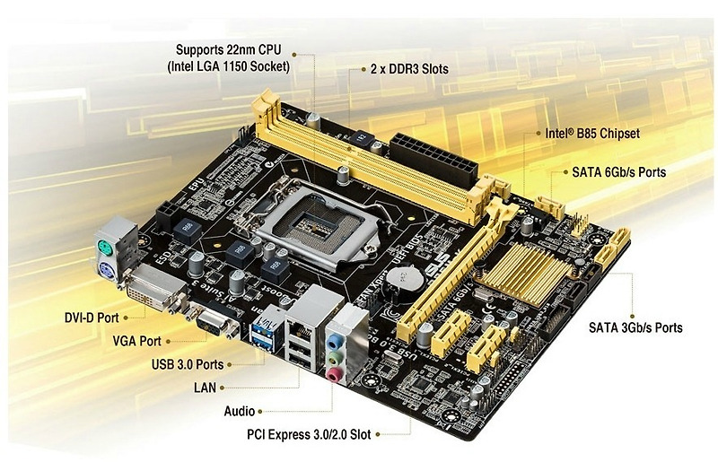 [바이오스] ASUS B85M-K 메인보드 BIOS 1004