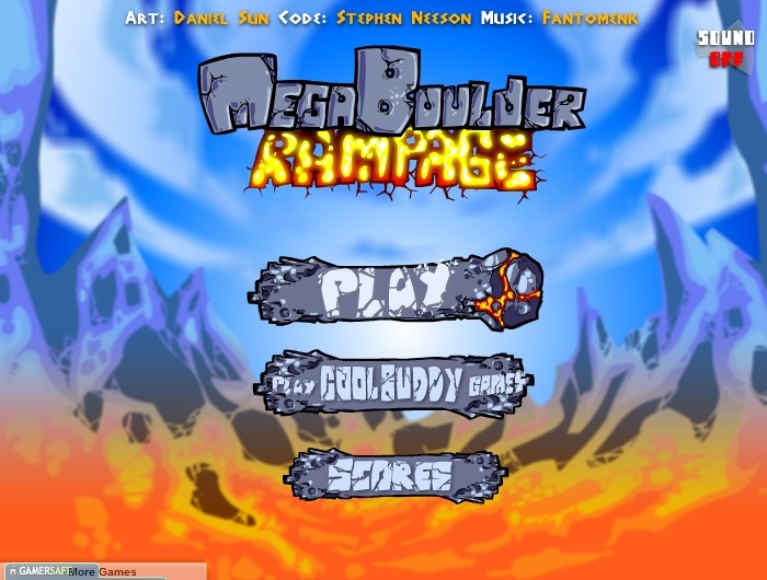 스크래치 똥피하기 같은게임, 키보드피하기 - Mega Boulder Rampage