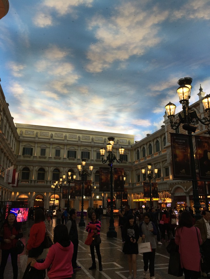 베네시안 호텔의 베네치아 쇼핑몰, 그랜드 캐널 숍스 - 2015 마카오 여행 3