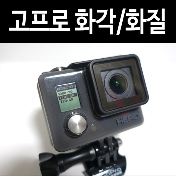 입문용 액션캠: 고프로 히어로(GoPro Hero) 화질/화각 비교