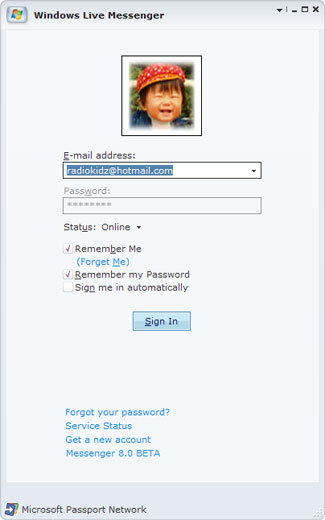 Windows Live Messenger 8.0.0562 Beta