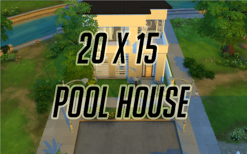 The Sims 4[심즈4] :: Speed Build Sims4 House :: 'Pool House'