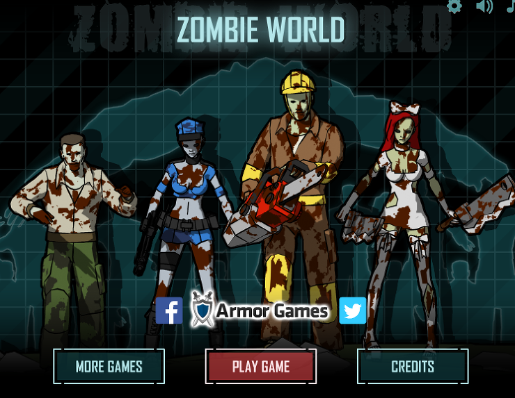 좀비 플래시게임 - 좀비월드(zombie world) 디펜스게임 추천! 워킹데드