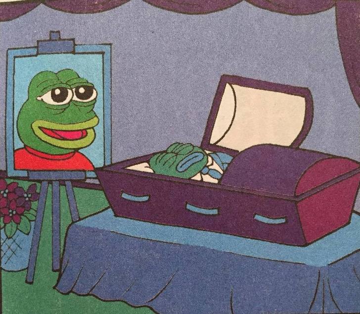 슬픈 개구리 페페 사망
