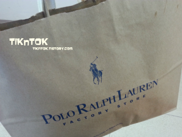 김해아울렛에서 구매한 폴로 랄프로렌(Polo RalphLauren) 청바지 구매