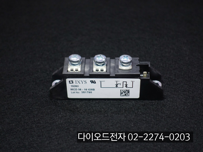 [판매중 IXYS] MCD56-16IO8B  , 60A 1600V DIODE+SCR모듈