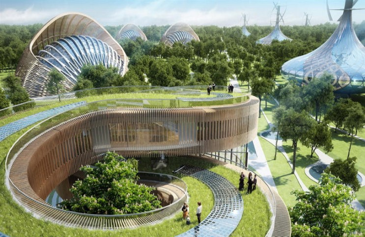 전원생활과 과학을 결합한 중국의 친환경 도시계획