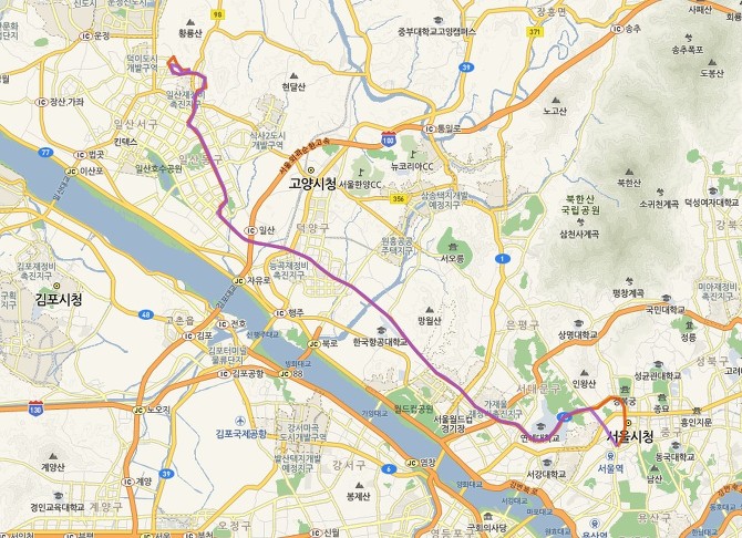 탄현동종점에서 서울역 YTN 까지 왕복 운행하는 1200번버스. 첫차,막차시간 및 배차간격 알아보기