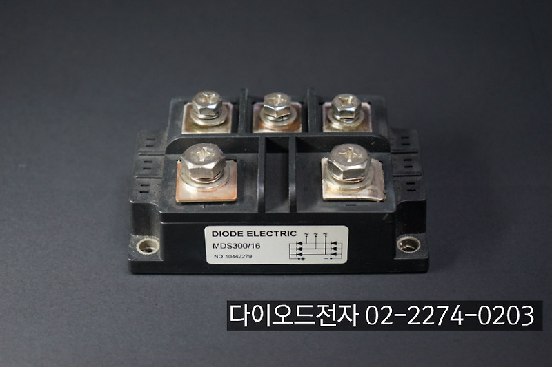 [판매중] MDS300-16 (300A 1600V, 3상 브릿지 다이오드)