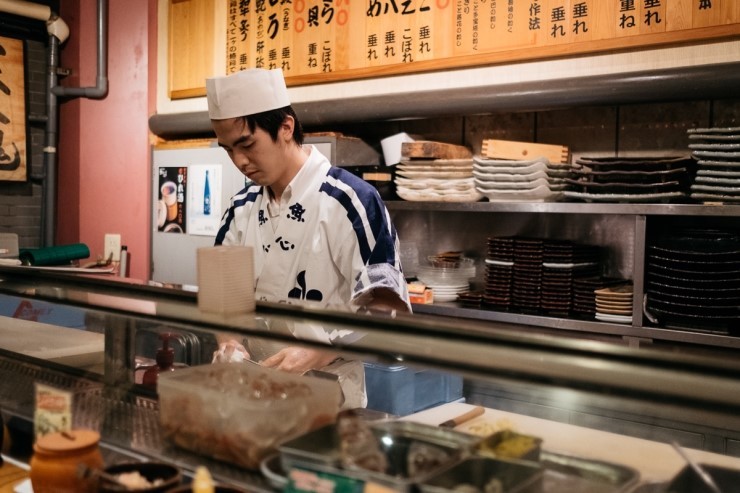 오사카ep4 - 우오신스시에서 왕초밥을 즐겨보아요!