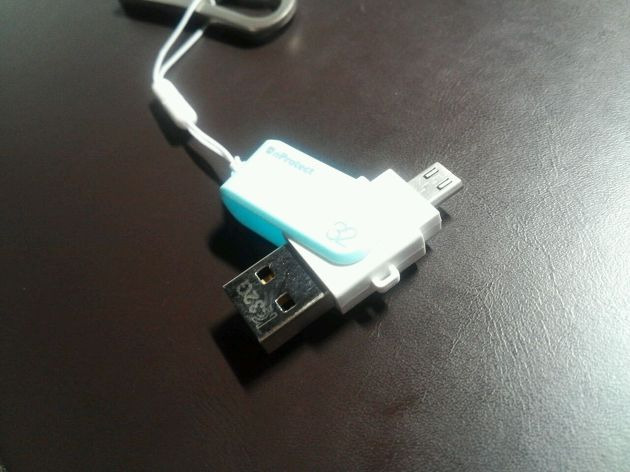 베가 R3에 OTG USB 저장장치 연결하기