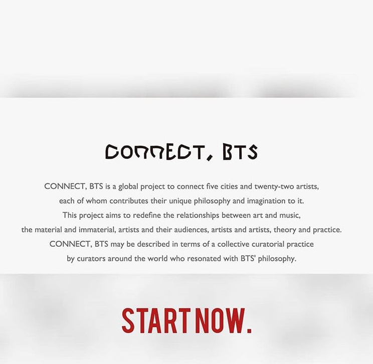 [방탄소년단] ‘CONNECT, BTS’ 5개국 현대미술 작가와의 만남 및 전시 twitter (200114) 봅시다