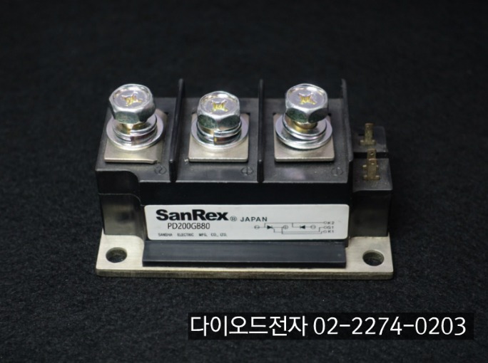 [판매중] PD200GB80 / PD200HB160 / SANREX (200A 800V , 200A 1600V DIODE+SCR모듈)