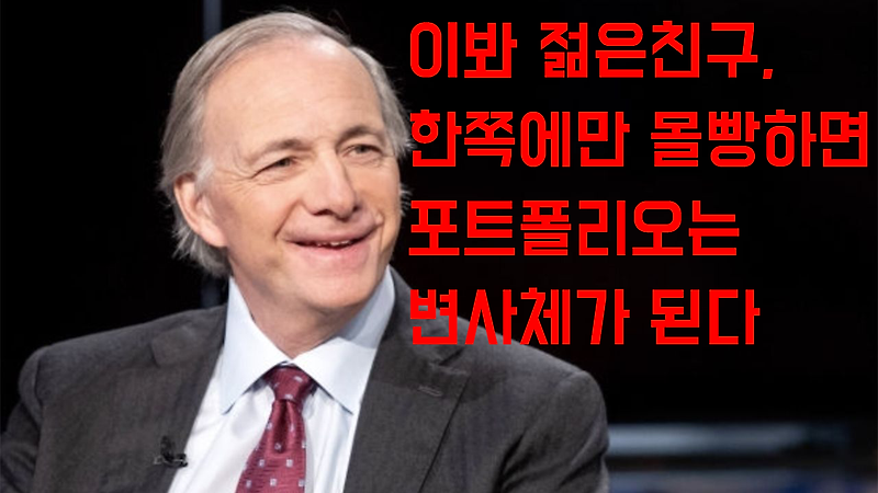 리스크 최소화를 위한 포트폴리오 저는 이렇게 하고 있습니다.