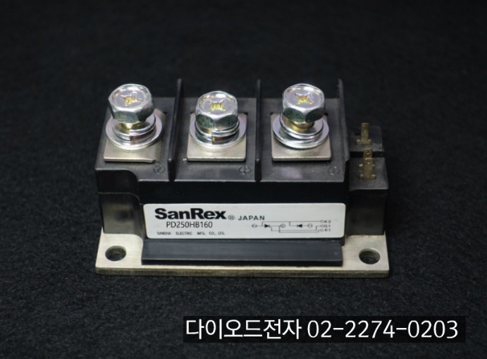 [판매중] PD250GB80 / PD250HB160 / SANREX (250A 800V , 250A 1600V DIODE+SCR모듈)