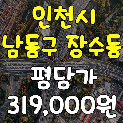 인천시 남동구 장수동 소액토지투자 매물