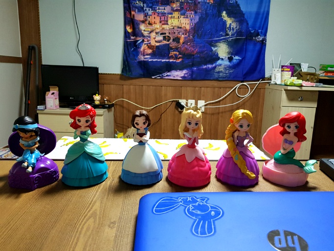 디즈니 프린세스 가챠 1,2탄 최종 모음 사진!