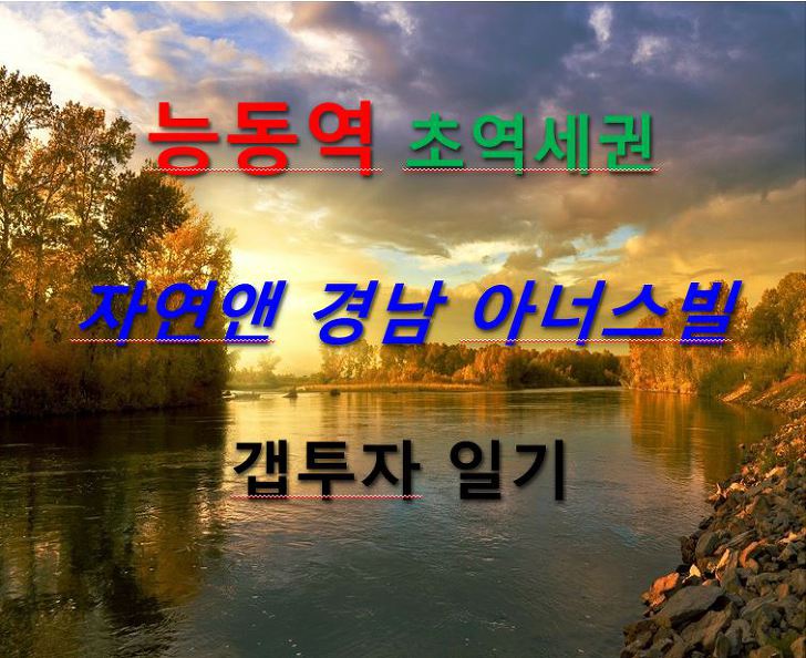 능동역 초역세권 자연앤 경남아너스빌, 갭투자 일기