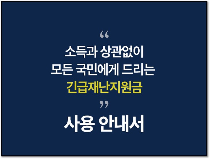 국가재난지원금 신청,기준 5부제 적용