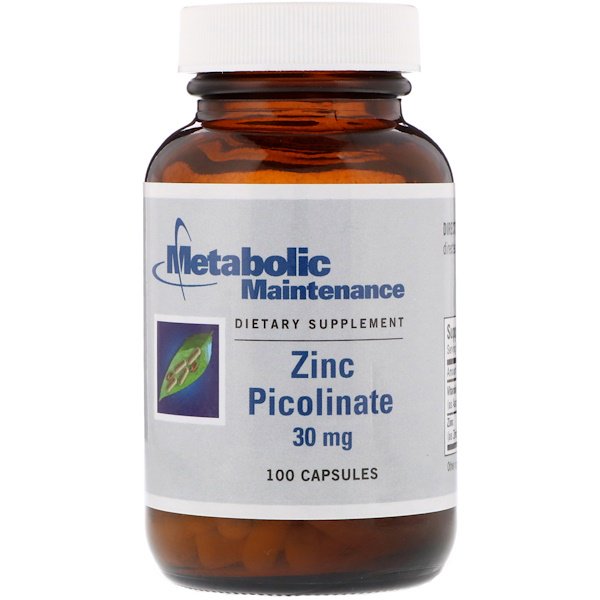 아이허브 Metabolic Maintenance, 아연 피콜리네이트, 30 mg, 100 캡슐후기와 추천정보