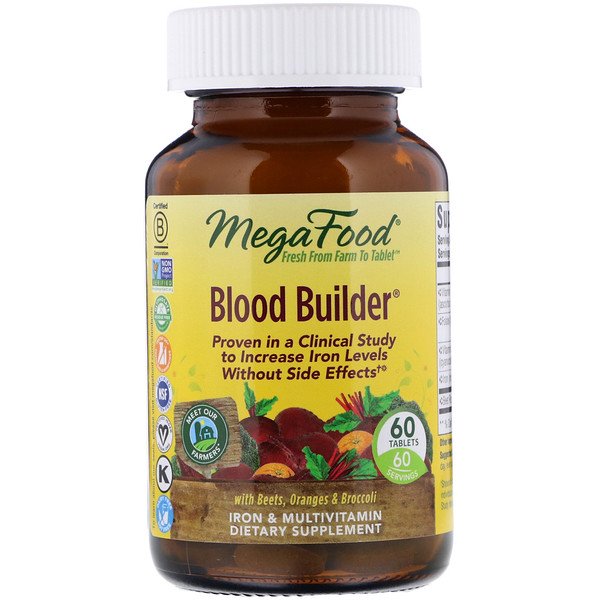 아이허브 당뇨에 도움이 되는 MegaFood Blood Builder Iron & Multivitamin Supplement 후기