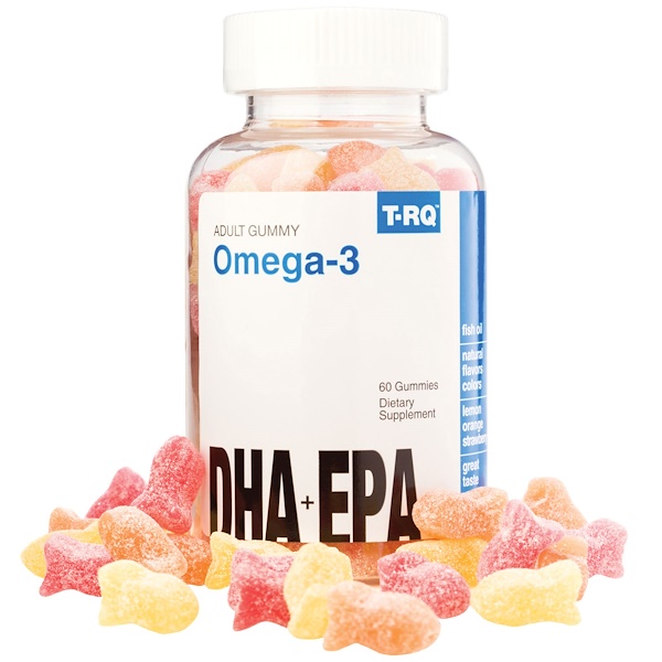 아이허브 오메가3 피쉬오일 T-RQ, Omega-3, DHA + EPA, Lemon, Orange, Strawberry, 60 Gummies 후기들