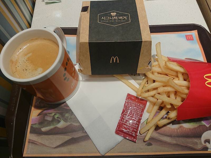 맥도날드/맥도널드 시그니처버거『골든에그 치즈버거』솔직한 후기