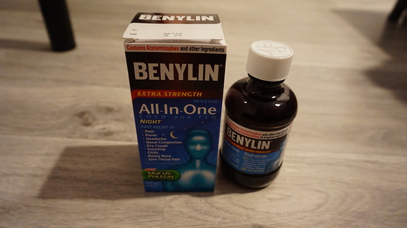캐나다에서 감기 극복하기, 시럽형 감기약 추천 BENYLIN