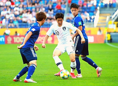 U-20 월드컵 16강 대한민국 vs 일본, 한국이 1-0으로 승리
