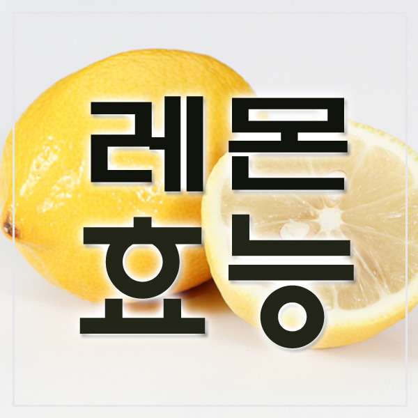 레몬 효능 9가지 및 부작용 알아보기