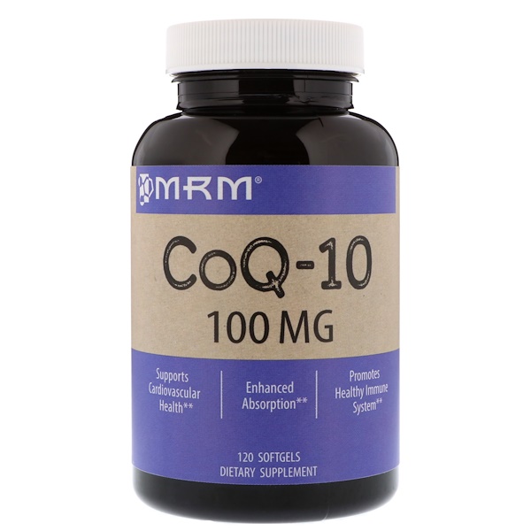 아이허브 코큐텐(coq10, 코엔자임q10) MRM, 코엔자임 큐-10, 100 mg, 120 소프트젤 후기들