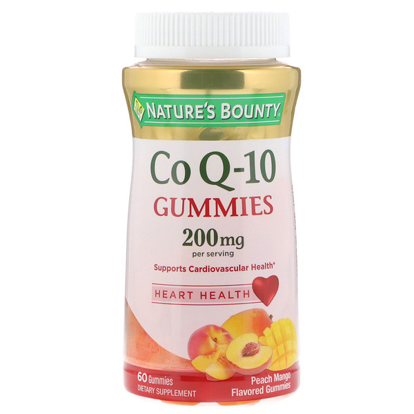 아이허브 코큐텐(coq10, 코엔자임q10) Nature's Bounty, Co Q10 Gummies, Peach Mango Flavored, 200 mg, 60 Gummies 후기들