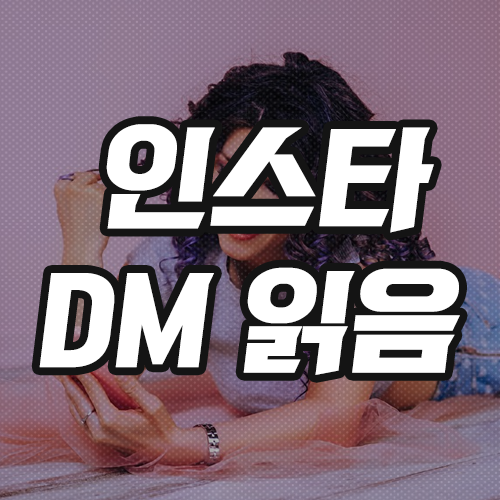 인스타 DM 읽음 딱 정리해드림