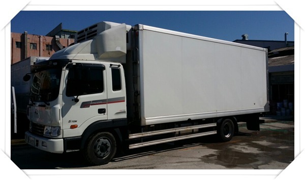 메가트럭 5톤 2014년 냉동탑차 26만km 부산중고냉동탑차 매물
