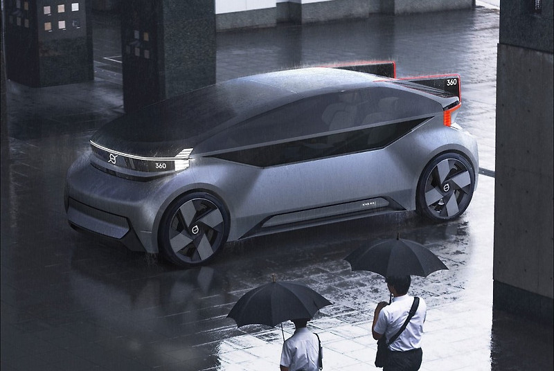 볼보 360c 콘셉트카, 미래의 자동차, 자율주행 자동차
