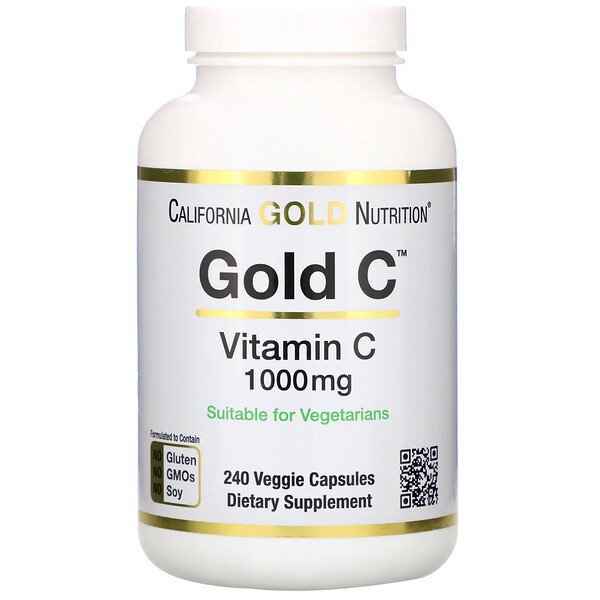 아이허브 면역력영양제추천 California Gold Nutrition Gold C 비타민 C 1000mg제품설명 및 후기분석