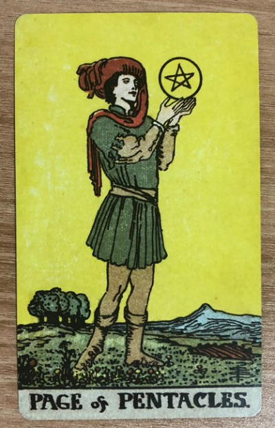 pentacles - Page / Knight / Queen / King