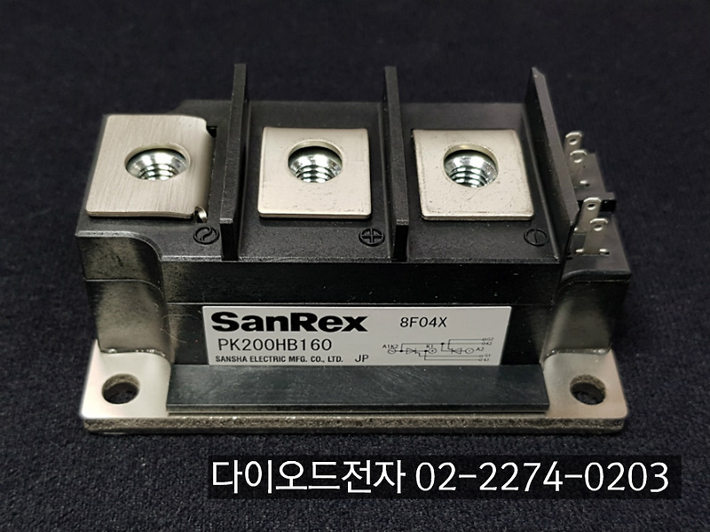 [판매중] PK200HB160 / PK200HB120 / PK200GB80 / PK200GB40 / 일본 SANREX SCR / THYRISTOR / 사이리스터 모듈